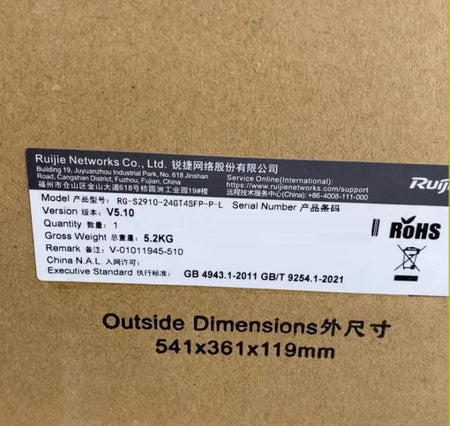 RG-S2910-24GT4SFP-P-L