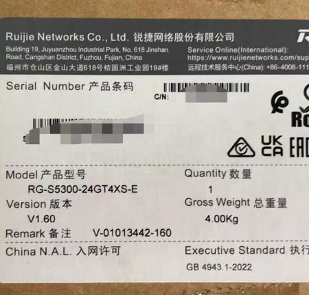 RG-S5300-24GT4XS-E