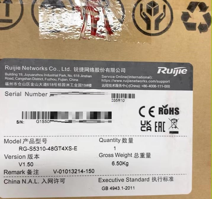 RG-S5310-48GT4XS-E