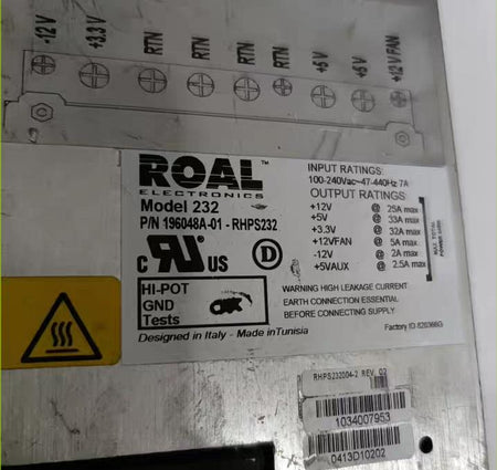 ROAL  MODEL232   197460A-01-RHPS232  NI