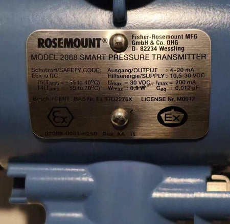 ROSEMOUNT 2088 Ex 4-20mA 10 5-30VDC