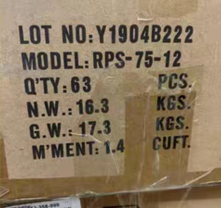RPS-75-12    mps  PCB 75W   12V 6 3A   127 76 2 31