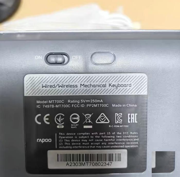 Rapoo MT708 MT700C M500C M500c 2 5