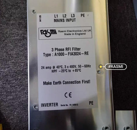Rasmi RFI A1000-FIA3024-RE 3 3x480V 24A 50-60Hz