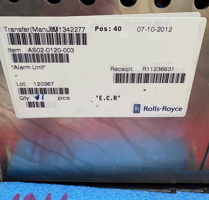 Rolls-Royce AS02-0120-003