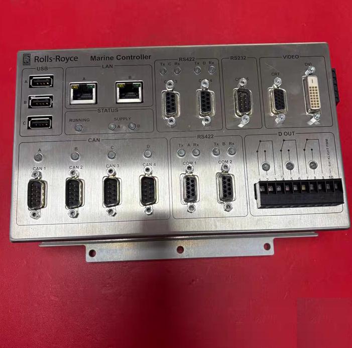 Rolls-Royce Marine Controller H1127 0101 USB LAN RS232 RS422 DVI CAN