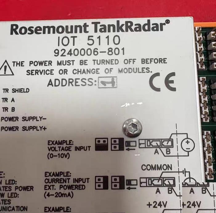 Rosemount TankRadar IOT 5110 9240006-801 24V LED