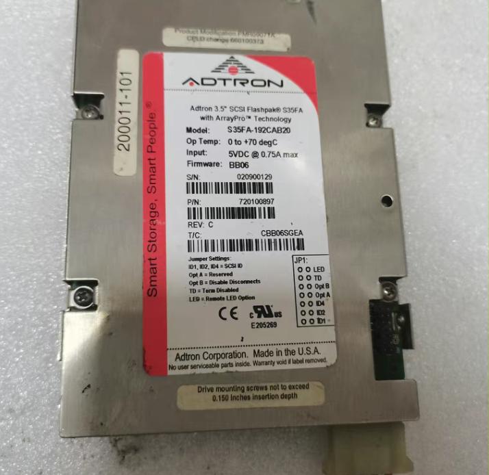 S35FA-192CAB20 ADTRON 192MB SCSI 50