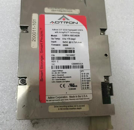 S35FA-192CAB20 ADTRON 192MB SCSI 50
