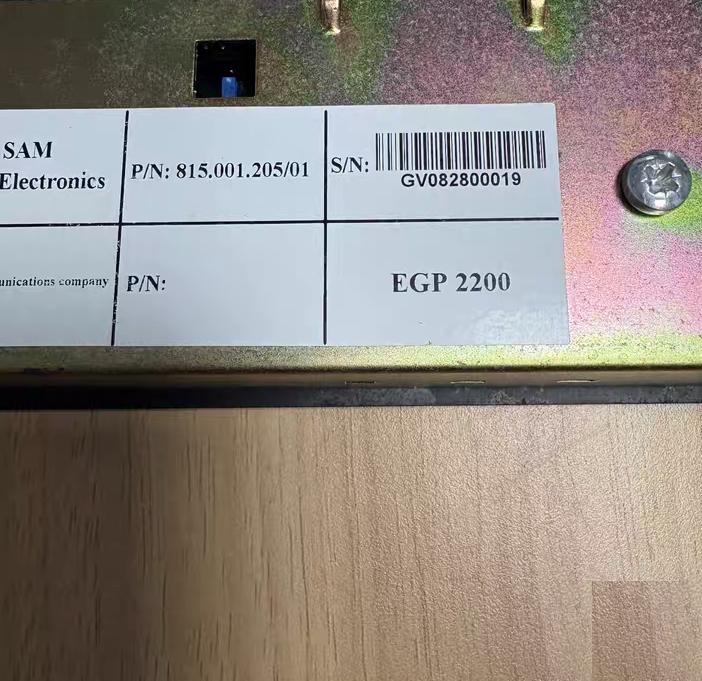 SAM Electronics EGP 2200 LCD 815 001 205 01 GV082800019