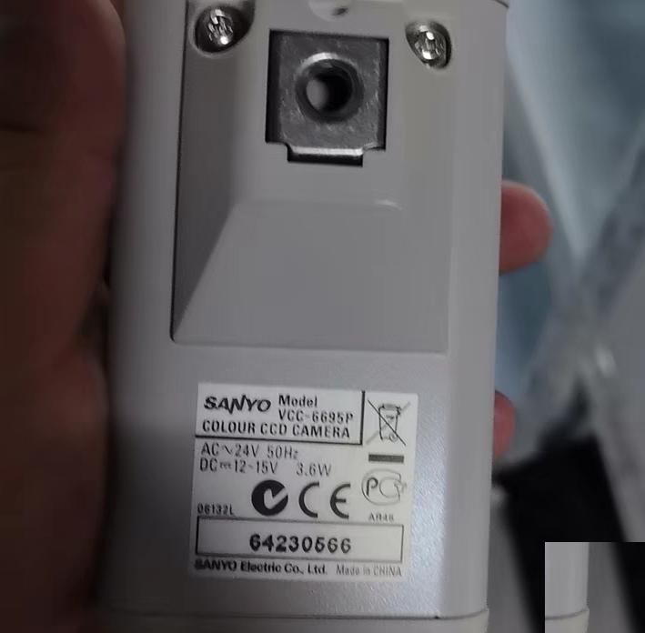 SANYO VCC-6695P CCD AC24V 50Hz DC12-15V 3 6W