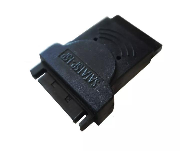 SATA 15 Pin Male to SATA 15P Female HDD Power Gender Converter Adapter Extender