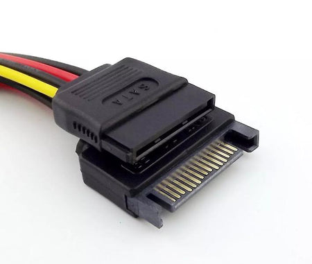 SATA Male Plug 15 Pin To 15 Pin Female Serial ATA Power Extension Adapter Cable