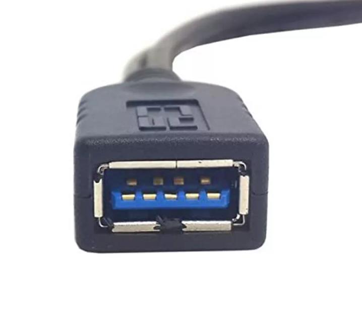 SB 3 0 A Female to 2 0 3 0 A Male Y Splitter Charger Power Cable Car Laptop LED