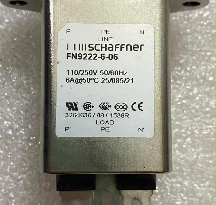 SCHAFFNER FN9222-6-06   SCHAFFNER 250V 6A                   SCHAFFNER   250v       6A                      10