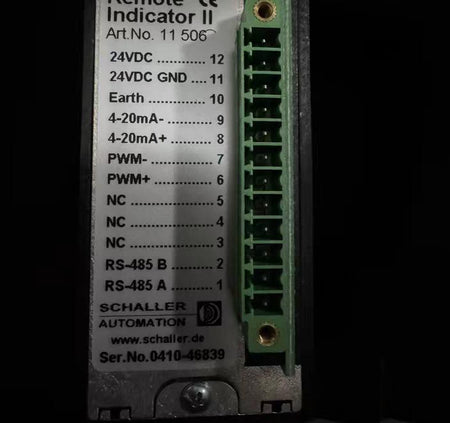 SCHALLER Remote Indicator II 11506 24VDC RS485 4-20mA PWM