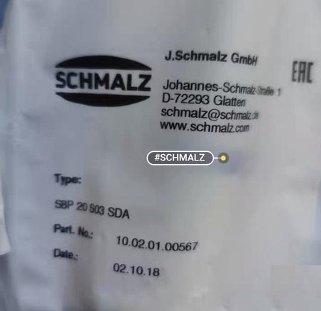 SCHMALZ SBP 20 S03 SDA 10 02 01 00567 7