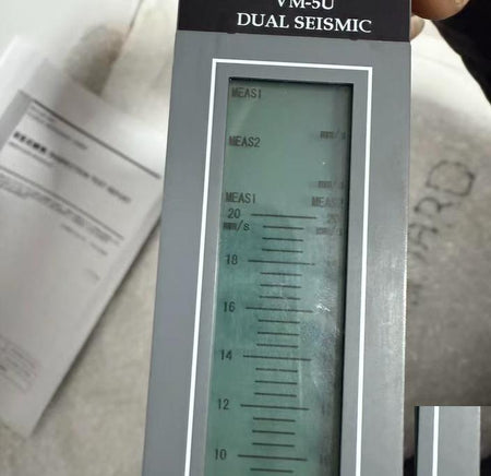 SHINKAWA VM-5U VM-5G0-1 VB6N0119 Dual Tachometer DANGER AFERT OK BYPASS 2