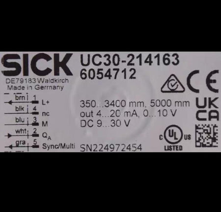 SICK UC30-214163 6054712 Neu