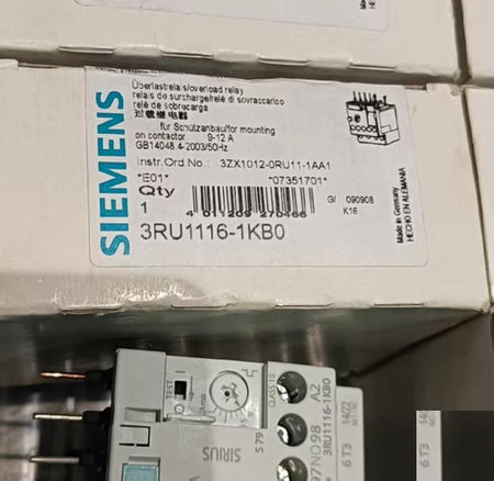 SIEMENS 3RU1116-1KB0 9-12A 9 1 170 7-4-G108