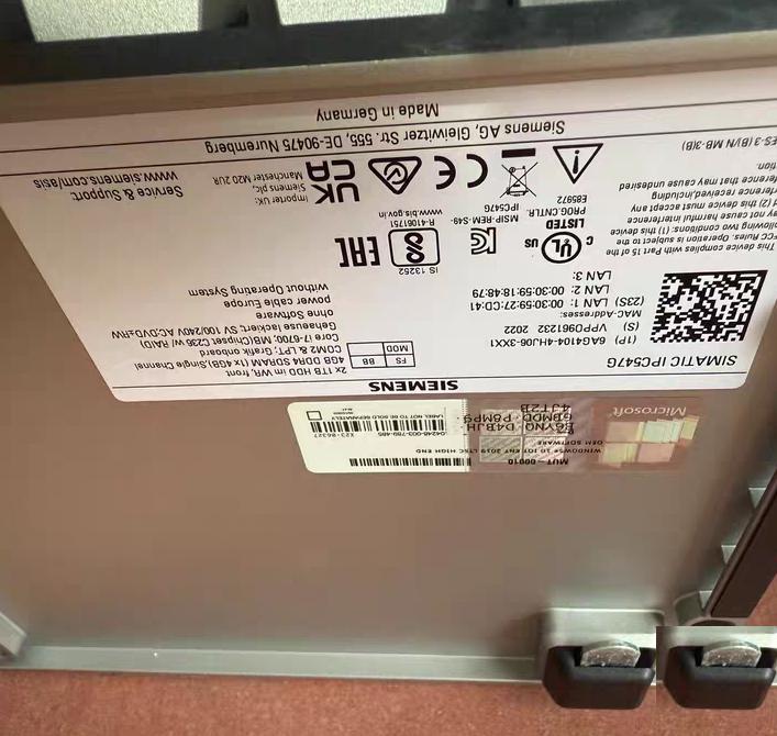SIMATIC IPC547G IPC547G cpu i7-670