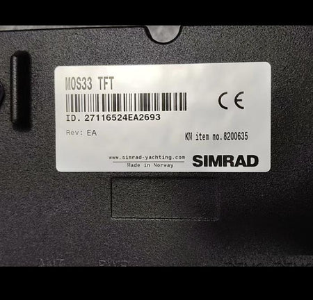 SIMRAD KONGSBERG MOS33 8200635 TFT