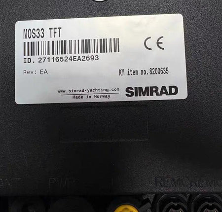 SIMRAD MOS33 TFT 8200635
