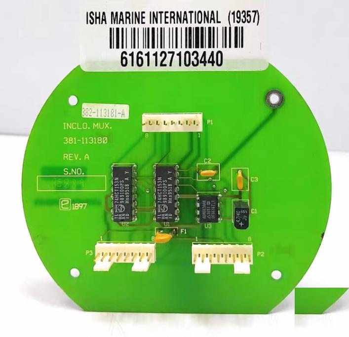 SIMRAD NORWAY INCLO MUX 381-113180 REV A PCB