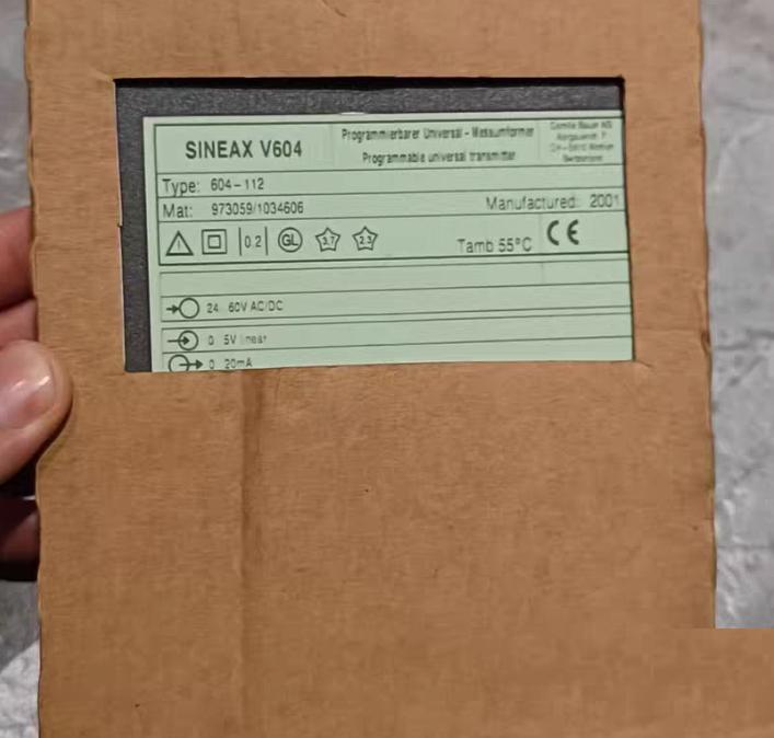 SINEAX V604 604-112 650 G8-2