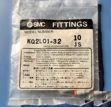SMC KQ2L01-32 30 SMC KQL01-32 KQ2L Series Inch Size One-touch Fittings Connection Thread male elbow for 1 8 tube 10-32UNF With Gasket Seal