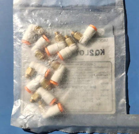 SMC KQ2L01-32 30 SMC KQL01-32 KQ2L Series Inch Size One-touch Fittings Connection Thread male elbow for 1 8 tube 10-32UNF With Gasket Seal