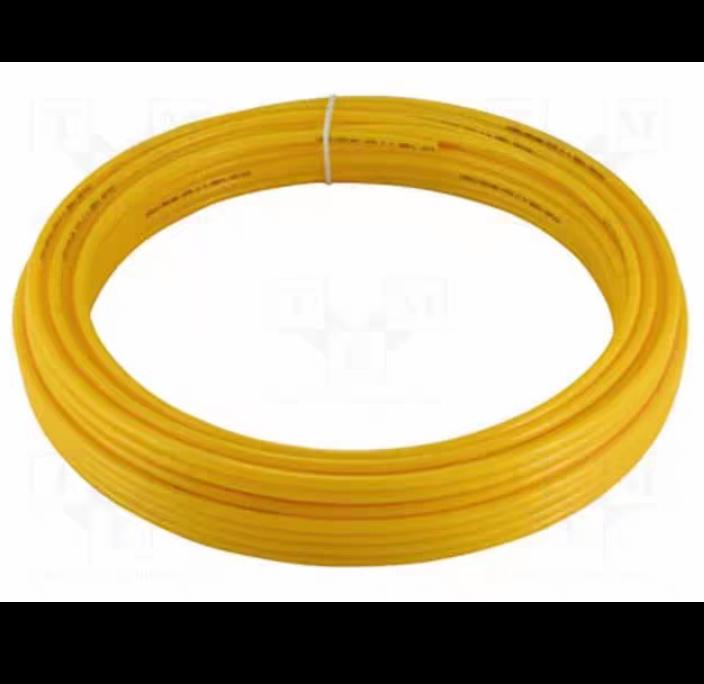 SMC TU1208Y-20 0 8MPa 20℃ SMC® TU1208Y-20 TU Series Flexible Pneumatic Yellow Tube 8 mm Dia Inside x 12 mm Dia Outside x 20 m L Polyurethane