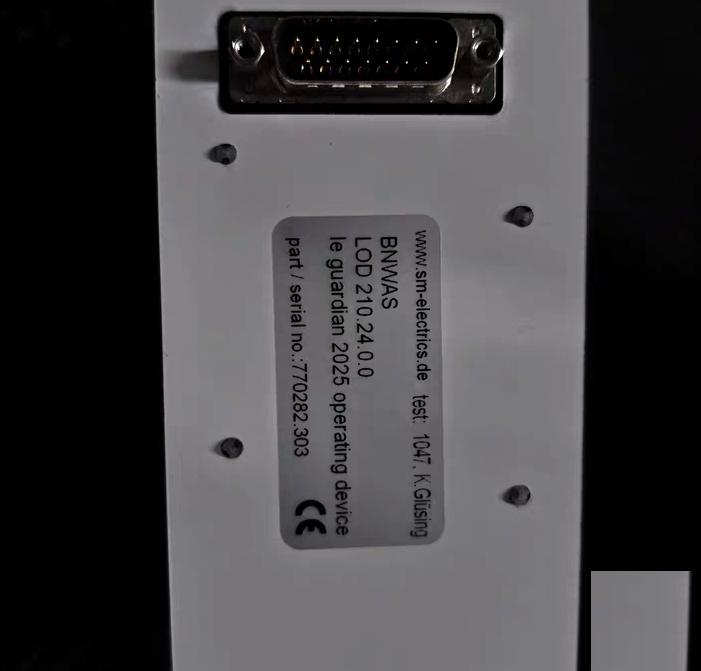 SM BNWAS LOD 210 24 0 0 le guardian 2025 sm electrics AUTO ON OFF SELECT
