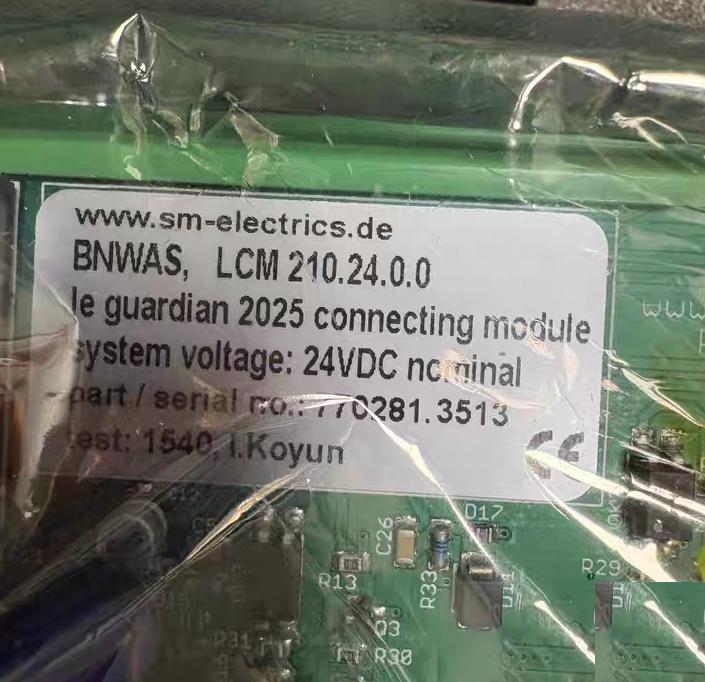 SM ELECTRICS BNWAS le guardian LCM 210 24 0 0 PCB08002 8 LOD210 24 0 0