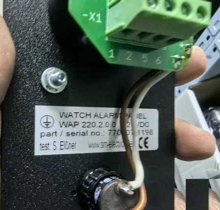 SM ELECTRICS WATCH ALARM WAP 220 2 0 0 12-24VDC