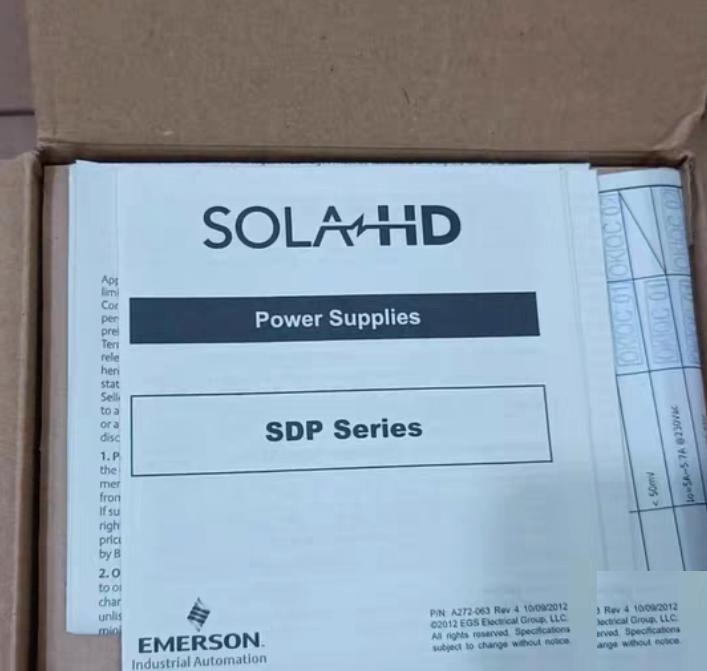 SOLA SDP 4-24-100RT 24V 4 2A 115 230V 9 750 N1-4