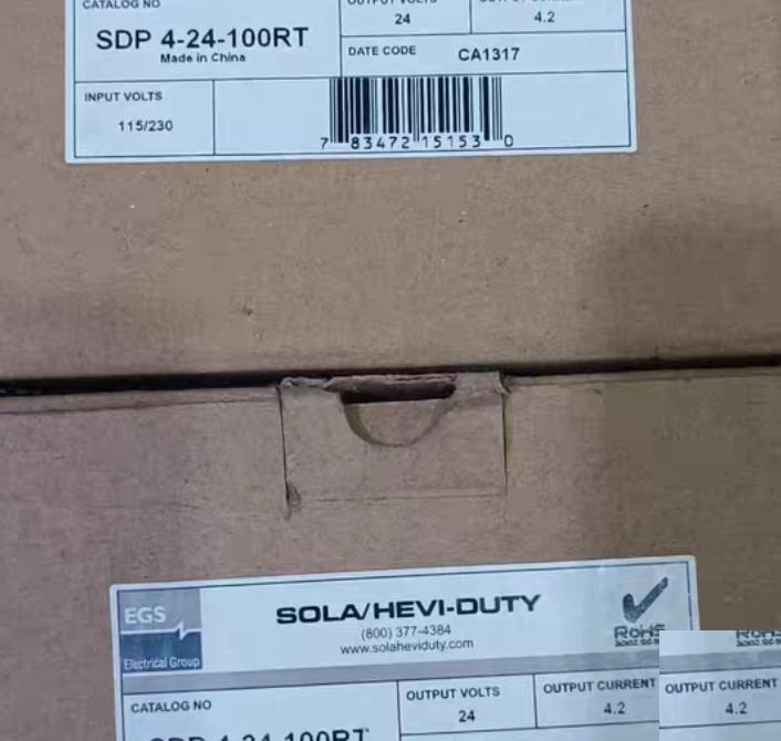 SOLA SDP 4-24-100RT 24V 4 2A 115 230V 9 750 N1-4