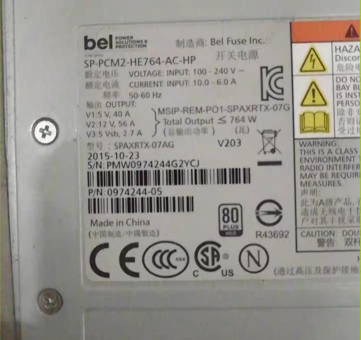 SPAXRTX-07AG          SP-PCM2-HE764-AC-HP                  764