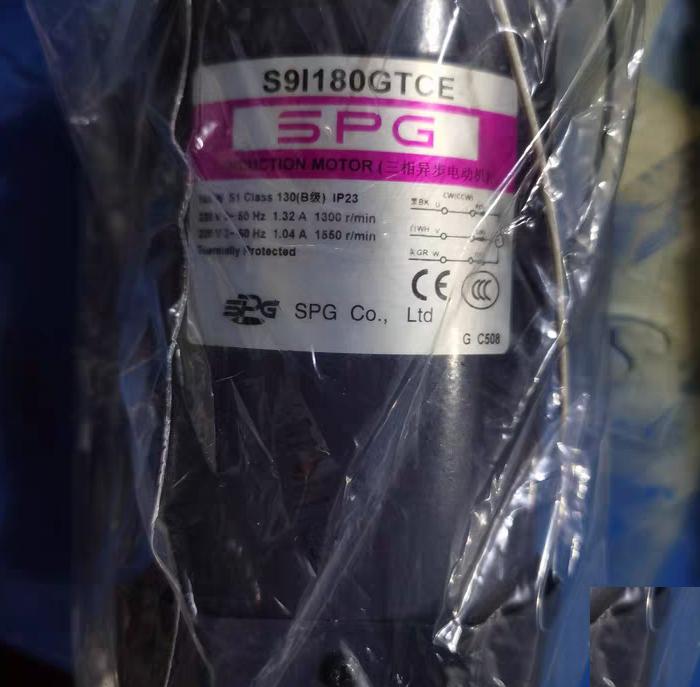 SPG S9I180GTCE 2 220V 50Hz 1 32A 1300 1560rpm IP23 1