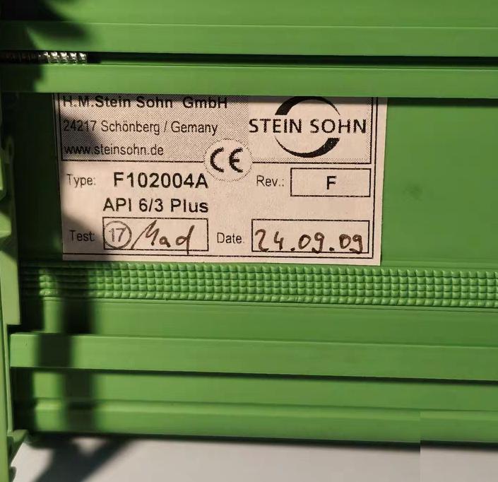 STEIN SOHN API 6 3 Plus F102004A