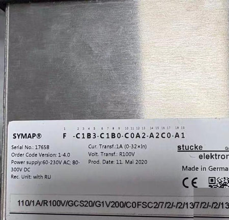 SYMAP F-C1B3-C1B0-C0A2-A2C0-A1 F-C1B3-C1B0-C0A2-A2C0-A1 RS232
