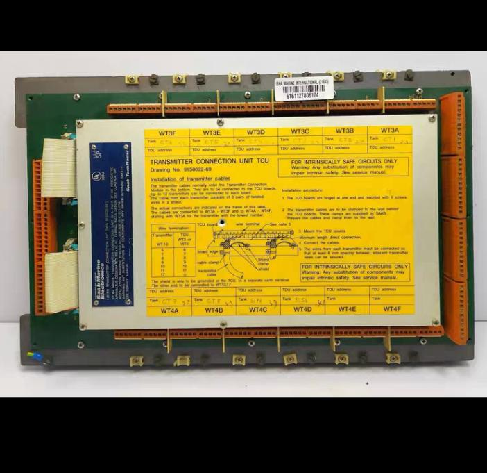 Saab Marine Electronics 9150022-691 Transmitter Connection Unit DWG