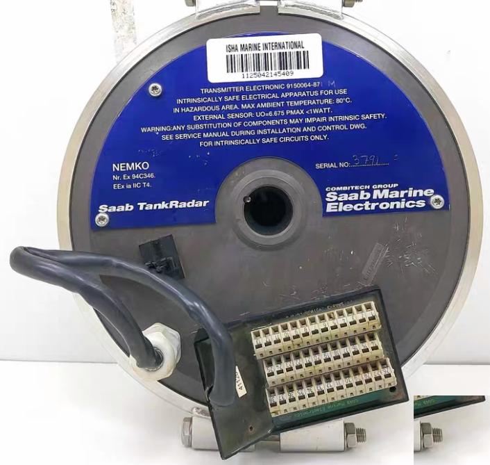 Saab Tank Radar 9150 064-871M Nemko Transmitter Electronic Box Gauging System M