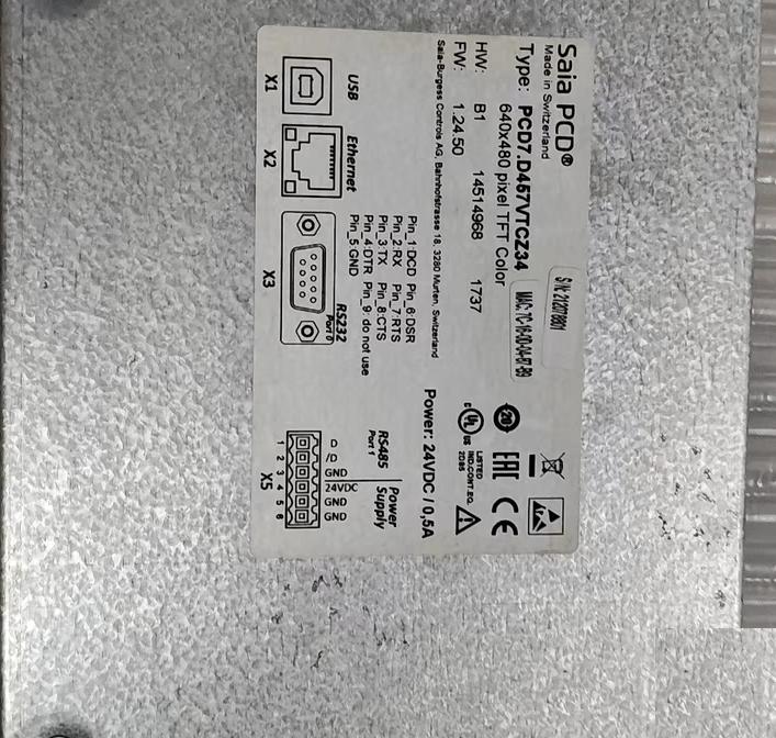 Saia PCD7 D457VTCZ34
