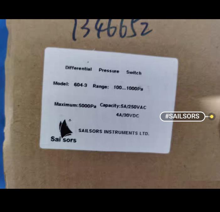 Sailsors 604-3 100-1000Pa 5000Pa 5A 250VAC 4A 30VDC 1