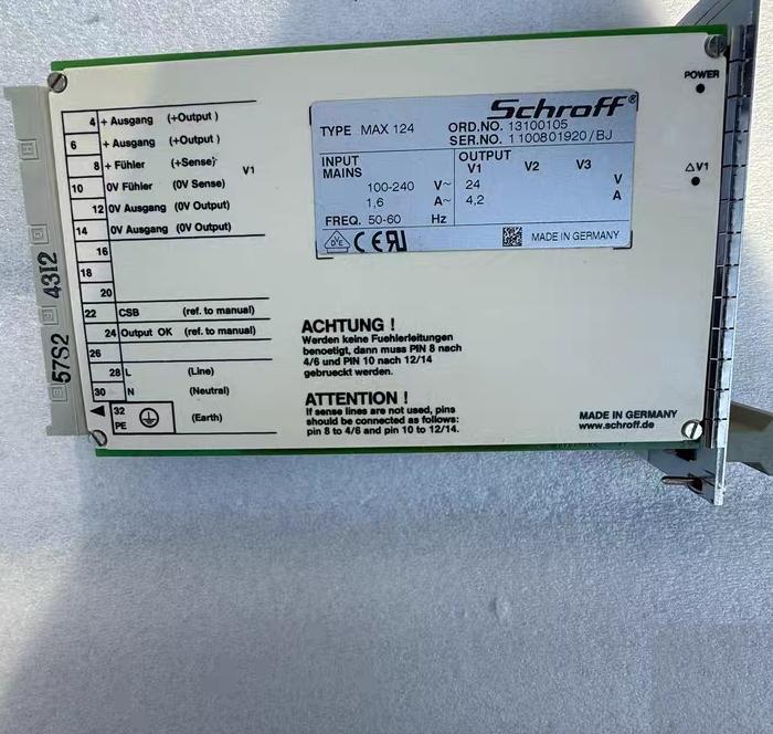 Schroff MAX 115 Schroff SEM 124 13100058 MAX 105 13100102 MAX-UR 13100134