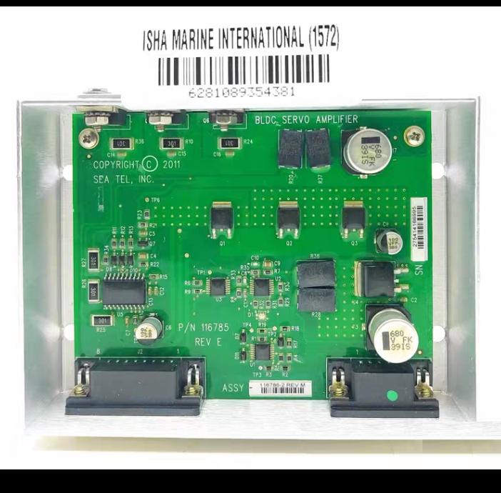 Sea Tel INC BLDC Servo Amplifier Part No 116785 REV E