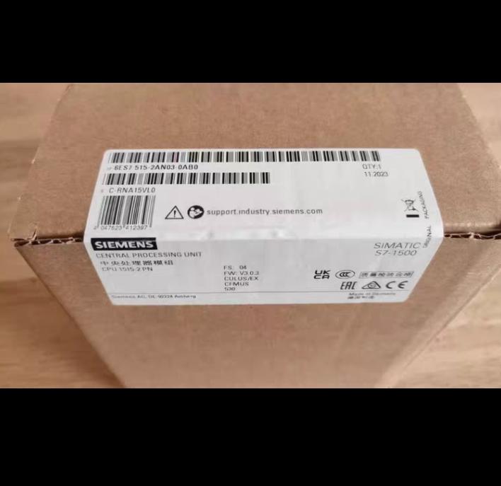 Siemens 6ES7515-2AN03-0AB0 1515-2 PN SIMATIC S7-1500 CPU 1515 6ES7 515-2AN03-0AB