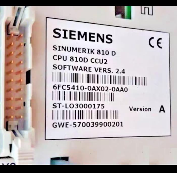 Siemens Sinumerik 810D ccu2 6fc5410-0ax02-0aa0