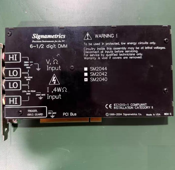 Signametrics PCI digit DMM SM2